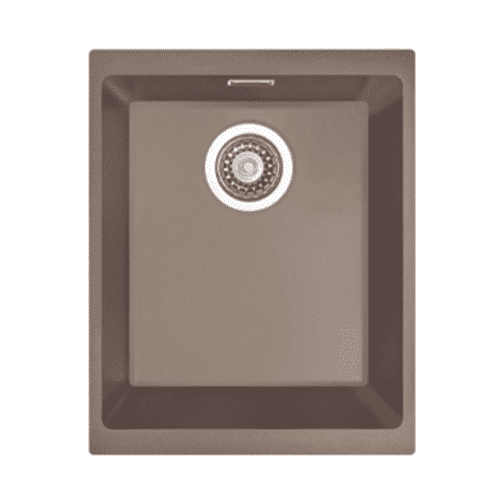 River Range - Cherwell - Fossil Undermount/Inset Single Bowl Granite Sink 370 x 460mm