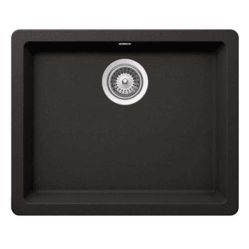 River Range - Kennet - Black Undermount/Inset Single Bowl Granite Sink 550 x 430mm