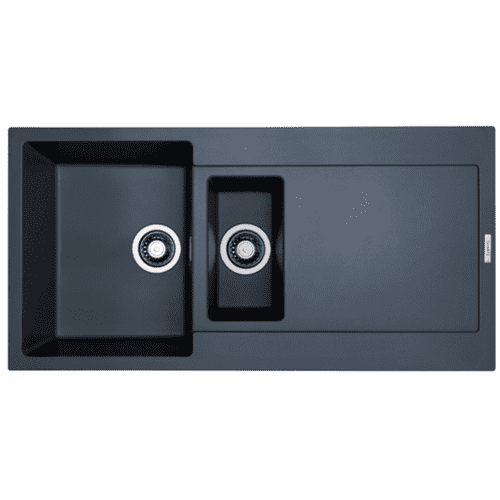 River Range - Nelson - Blue Inset One & a half Bowl Granite Sink 1000 x 500mm