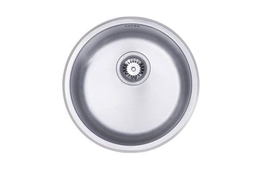 River range - Nene Brushed Steel - Round Bowl: 440mm Bowl Depth: 185mm