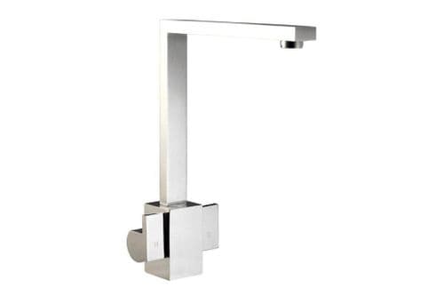 River - Twin Leaver Mixer Tap - Havel - Brushed Steel