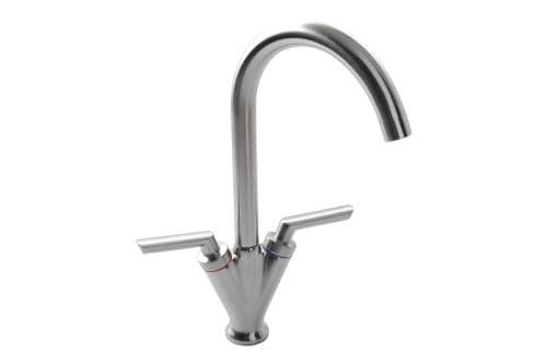 River - Twin Leaver Mixer Tap - Moselle - Chrome