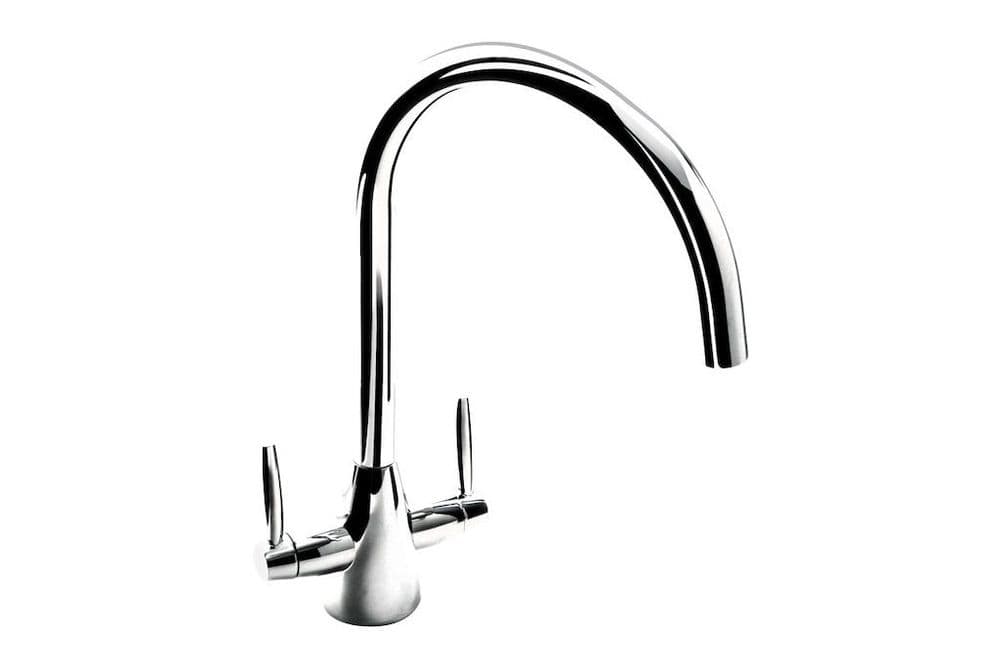 River - Twin Leaver Mixer Tap - Rega - Chrome