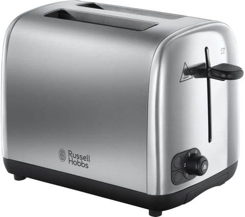 Russell Hobbs 24080 Adventure 2 Slice Toaster - Stainless Steel