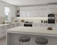 Senses Postformed Laminate 38mm Worktops - Athenian Marble- matte