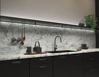 Senses Postformed Laminate 38mm Worktops - Carrara Marble - Dogal