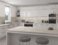 Senses Postformed Laminate 38mm Worktops - Colorado Marble - matte