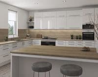 Senses Postformed Laminate 38mm Worktops - Delamere Light Oak - Natural