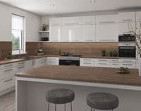Senses Postformed Laminate 38mm Worktops - Sherwood Dark Oak - Kavir