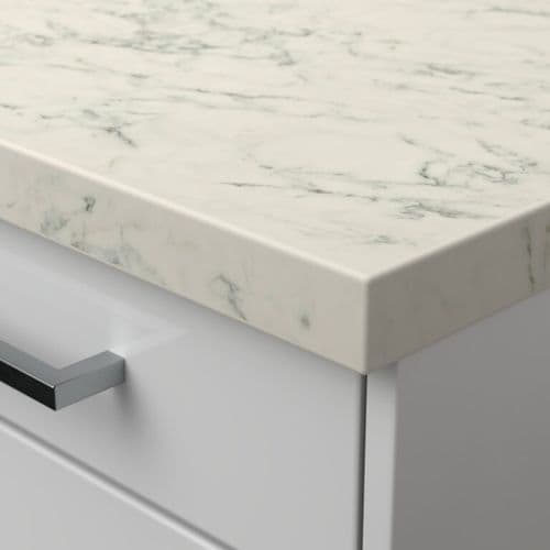 Senses Square Edge Laminate 38mm Worktops - Athenian Marble - Matte