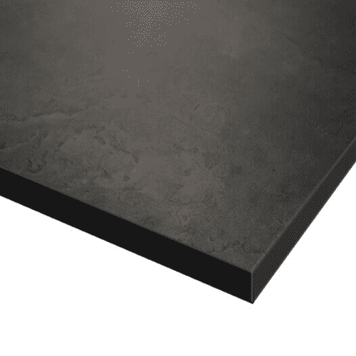 Spectra Solid Laminate 12mm Worktops - Dark Concrete - Black Core - Matt