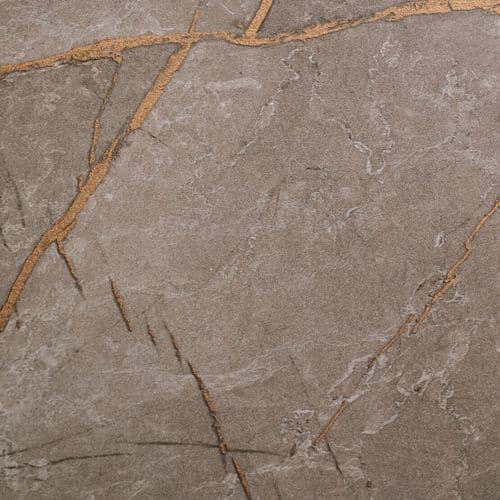 Spectra Solid Laminate 12mm Worktops Gold Veined Marble Medium Grey Core - Matt