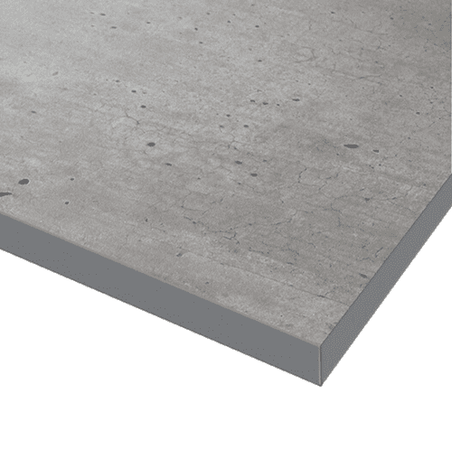 Spectra Solid Laminate 12mm Worktops - Grey Shuttered Concrete - Medium Grey Core - Matt