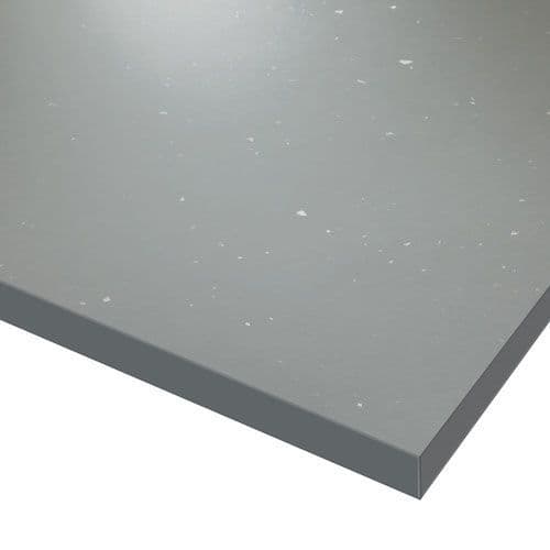 Spectra Solid Laminate 12mm Worktops Storm Quartz Dark Grey Core Matt