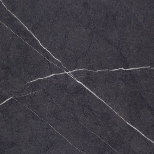 Spectra Square Edge 40mm Laminate Worktops Black Lightning Marble - Matt