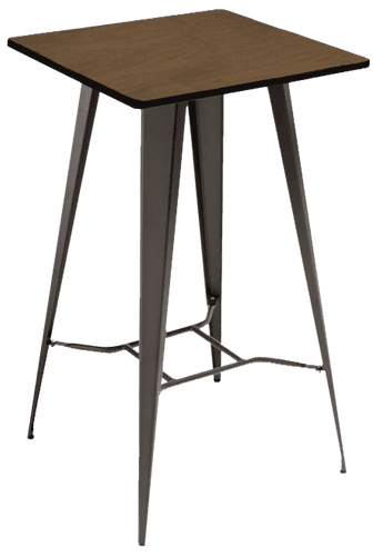 Tolix Rustic Square Bar Table