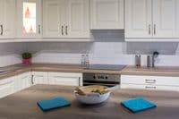 TopShape Safari Oak Custom Small Upto 2000 x 650mm (Shaped Top)