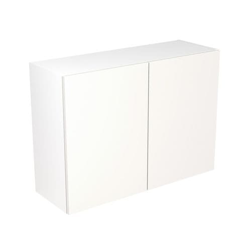 Value Slab Matt 1000 Wall Kitchen Cabinet  - Snow White - Flatpack - FKKV4015