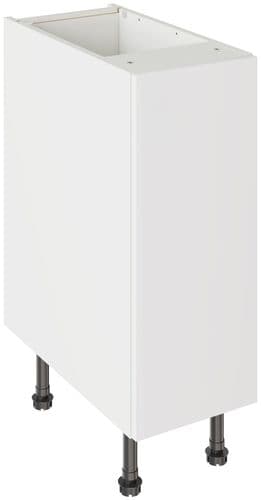 Value Slab Matt 300 Base Kitchen Cabinet - Snow White - Flatpack - FKKV4001