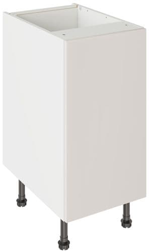 Value Slab Matt 400 Base Kitchen Cabinet  - Light Grey - Flatpack - FKKV4102