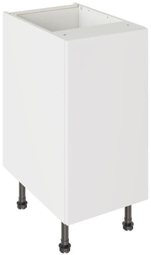 Value Slab Matt 400 Base Kitchen Cabinet - Snow White - Flatpack - FKKV4002