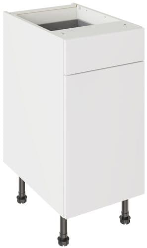 Value Slab Matt 400 Drawerline Base Cabinet - Snow White - Flatpack - FKKV4076