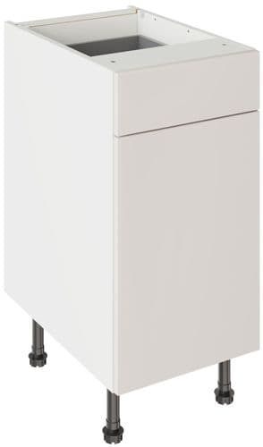 Value Slab Matt 400 Drawerline Base Kitchen Cabinet - Light Grey - Flatpack - FKKV4176