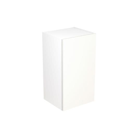 Value Slab Matt 400 Wall Kitchen Cabinet  - Snow White - Flatpack - FKKV4012