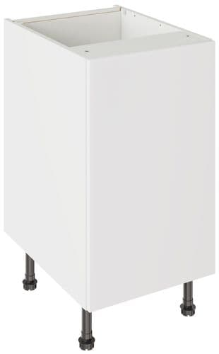 Value Slab Matt 450 Base Kitchen Cabinet - Snow White - Flatpack - FKKV4039
