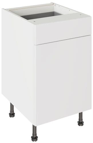 Value Slab Matt 500 Drawerline Base Cabinet - Snow White - Flatpack - FKKV4077