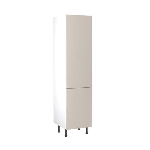 Value Slab Matt 500 Larder Cabinet - Light Grey - Flatpack - FKKV4120