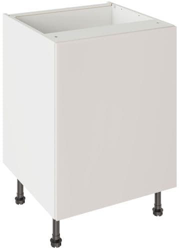 Value Slab Matt 600 Base Kitchen Cabinet - Light Grey - Flatpack - FKKV4104