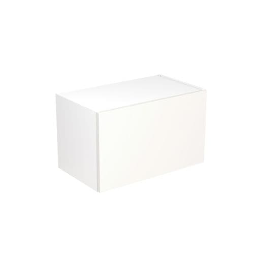 Value Slab Matt 600 Bridging Wall Kitchen Cabinet - Snow White - Flatpack - FKKV4019