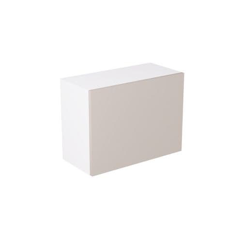 Value Slab Matt 600 Single Extractor Wall Kitchen Cabinet - Light Grey - Flatpack - FKKV4174
