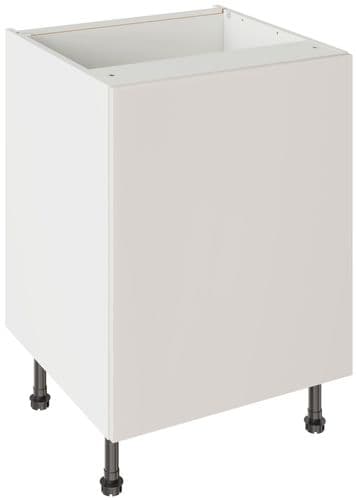 Value Slab Matt 600 Sink/Hob Cabinet - Light Grey - Flatpack - FKKV4135