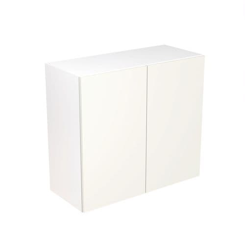 Value Slab Matt 800 Wall Kitchen Cabinet - Snow White - Flatpack - FKKV4038