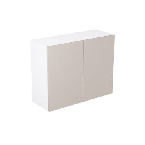 Value Slab Matt 900 Wall Kitchen Cabinet - Light Grey - Flatpack - FKKV4172