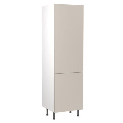 Value Slab Matt Fridge & Freezer Housing - Light Grey - Flatpack - FKKV4122