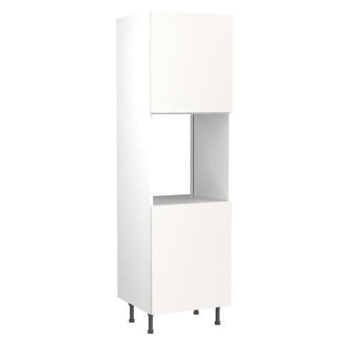 Value Slab Matt Single Oven Housing - Snow White - Flatpack - FKKV4031