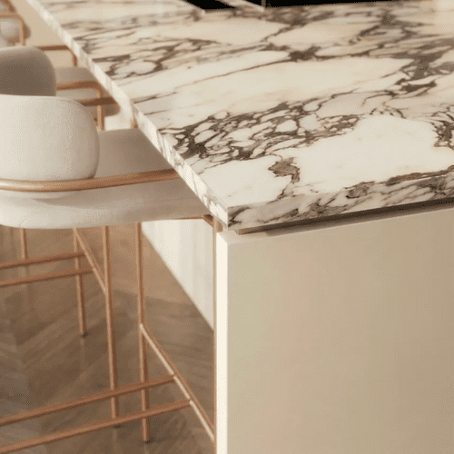 Vis Square Edge 23mm Laminate Worktops - Hadad Vein - Gloss