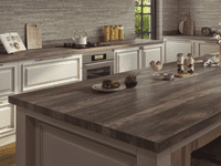 Vis Square Edge 39mm Laminate Worktops - Alpan