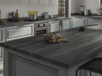 Vis Square Edge 39mm Laminate Worktops - Nyame