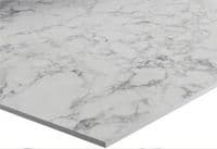 Zenith 12mm Compact Laminate Worktops - Torrano Marble - Extra Matt - Warm White Core