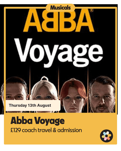 Abba  at Abba Centre -Thursday 13th August A24 Route