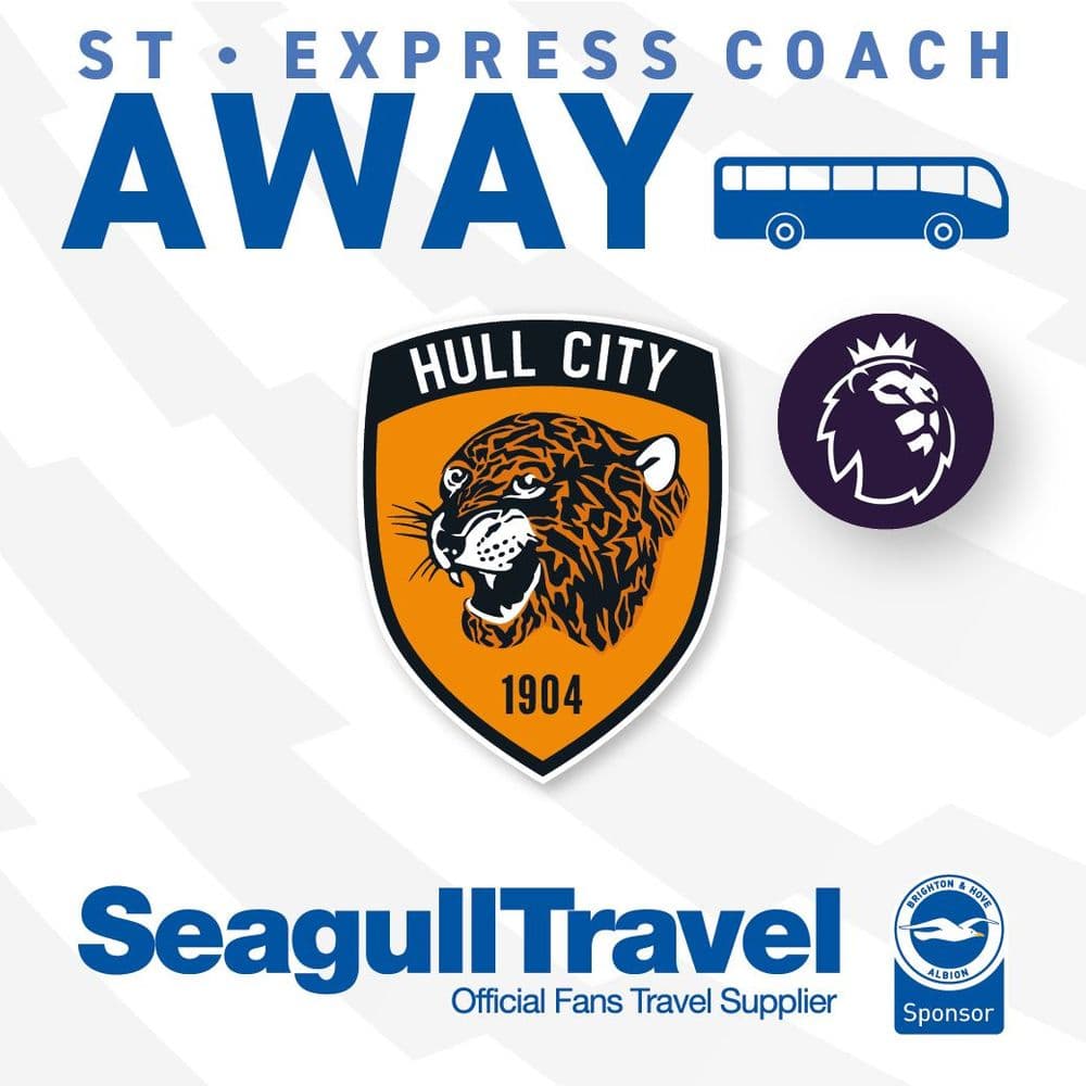 BHAFC vs Hull City FC - 22/11/26 - Sunday - Away - 14:00 Kick Off