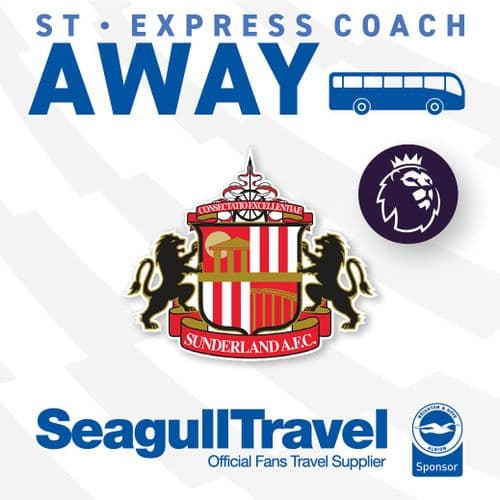 BHAFC vs Sunderland FC - 10/10/26 - Away Travel