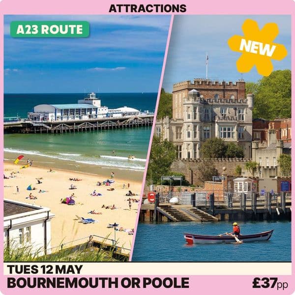 Bournemouth OR Poole -Tuesday 12th May