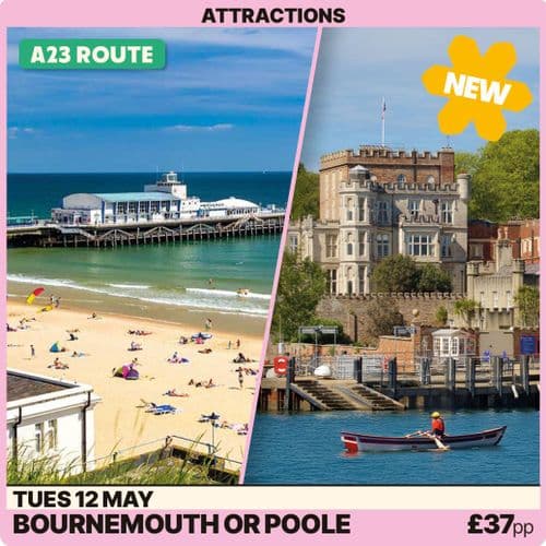 Bournemouth OR Poole -Tuesday 12th May