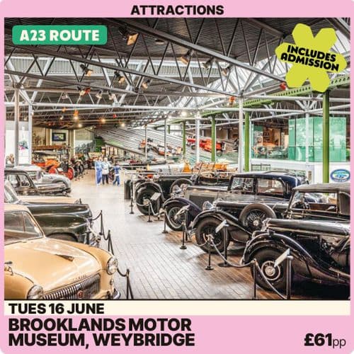 Brooklands Motor Museum Weybridge-Tuesday 16th June