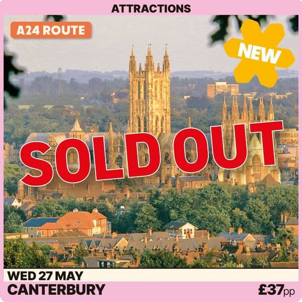 Canterbury - Wednesday 27th May A24 Route